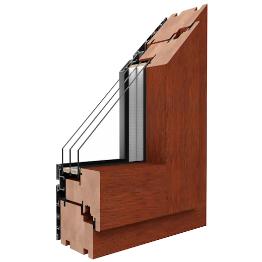 Drutex Duoline 68 Holz-Alu-Fenster - Bild 5